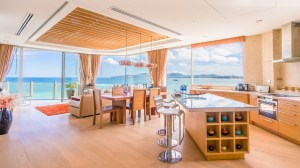 班陶海滩上令人印象深刻的海滨顶层公寓 - 2 卧/2 浴