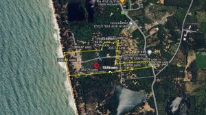 靠近 Natai 海滩的广阔海滨 78 莱土地