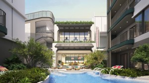 距离拉威海滩仅几步之遥的时尚公寓 - 2 卧/2 浴