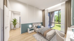 切尔恩塔莱 (Cherng Talay) 适合家庭入住的泳池别墅 - 4 卧/4 浴