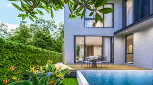 切尔恩塔莱 (Cherng Talay) 适合家庭入住的泳池别墅 - 4 卧/4 浴