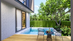 切尔恩塔莱 (Cherng Talay) 适合家庭入住的泳池别墅 - 4 卧/4 浴