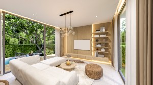 切尔恩塔莱 (Cherng Talay) 适合家庭入住的泳池别墅 - 4 卧/4 浴